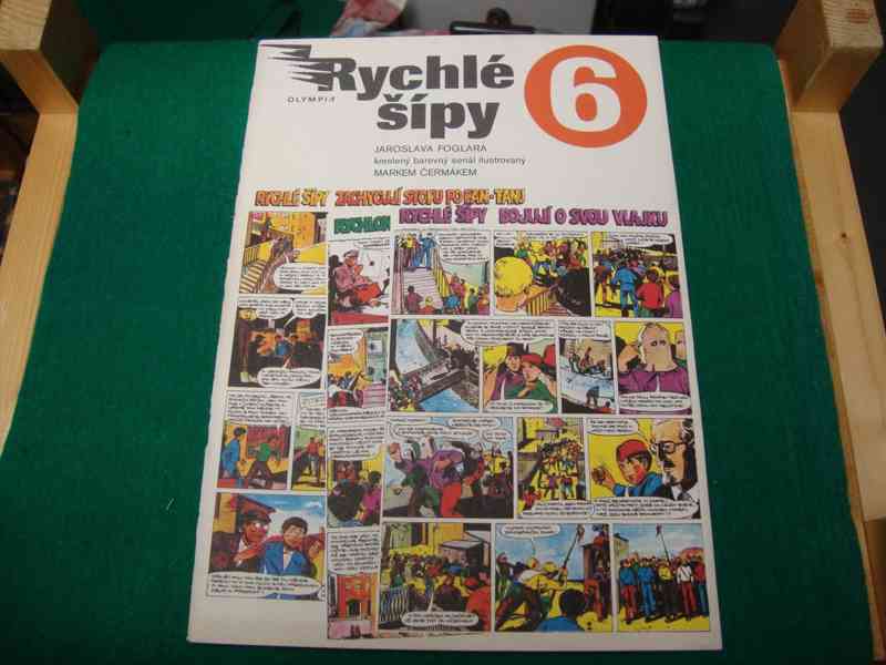RYCHLÉ ŠÍPY JAROSLAV FOGLAR OLYMPIA PRAHA 1991 7x SEŠIT - foto 18