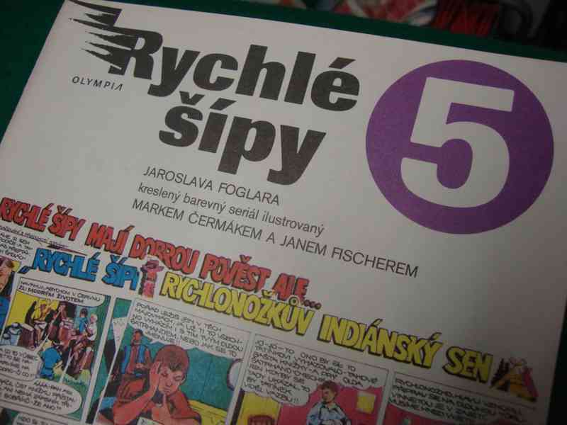 RYCHLÉ ŠÍPY JAROSLAV FOGLAR OLYMPIA PRAHA 1991 7x SEŠIT - foto 16