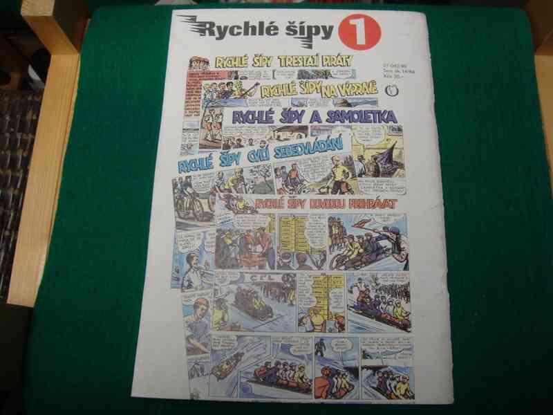 RYCHLÉ ŠÍPY JAROSLAV FOGLAR OLYMPIA PRAHA 1991 7x SEŠIT - foto 5