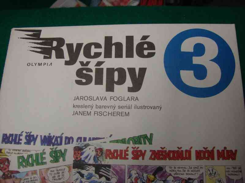 RYCHLÉ ŠÍPY JAROSLAV FOGLAR OLYMPIA PRAHA 1991 7x SEŠIT - foto 8