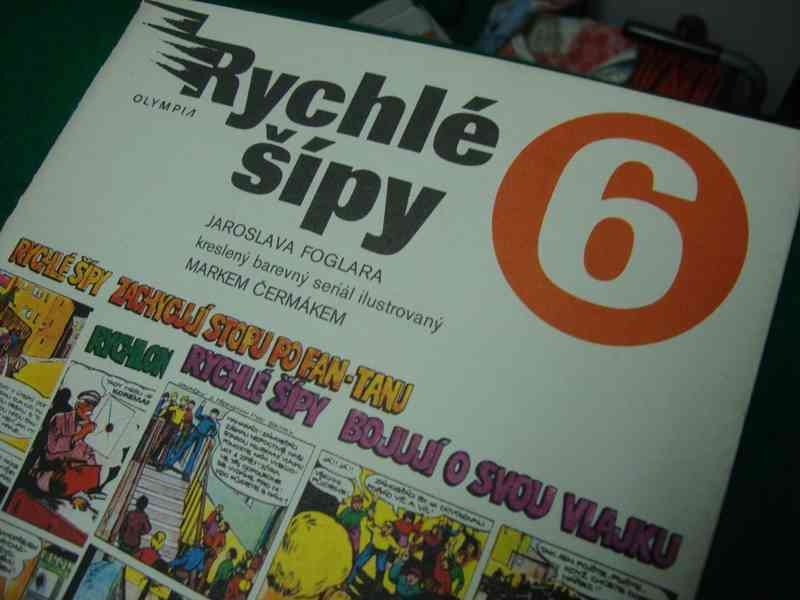 RYCHLÉ ŠÍPY JAROSLAV FOGLAR OLYMPIA PRAHA 1991 7x SEŠIT - foto 19