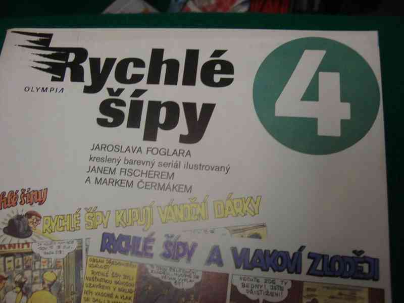 RYCHLÉ ŠÍPY JAROSLAV FOGLAR OLYMPIA PRAHA 1991 7x SEŠIT - foto 12