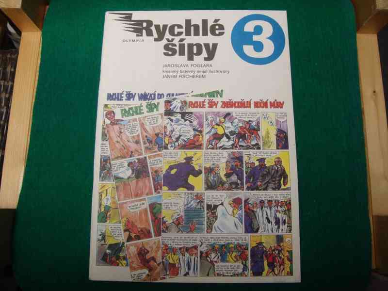 RYCHLÉ ŠÍPY JAROSLAV FOGLAR OLYMPIA PRAHA 1991 7x SEŠIT - foto 7