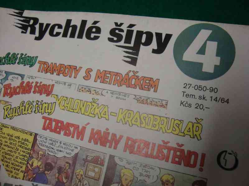 RYCHLÉ ŠÍPY JAROSLAV FOGLAR OLYMPIA PRAHA 1991 7x SEŠIT - foto 14