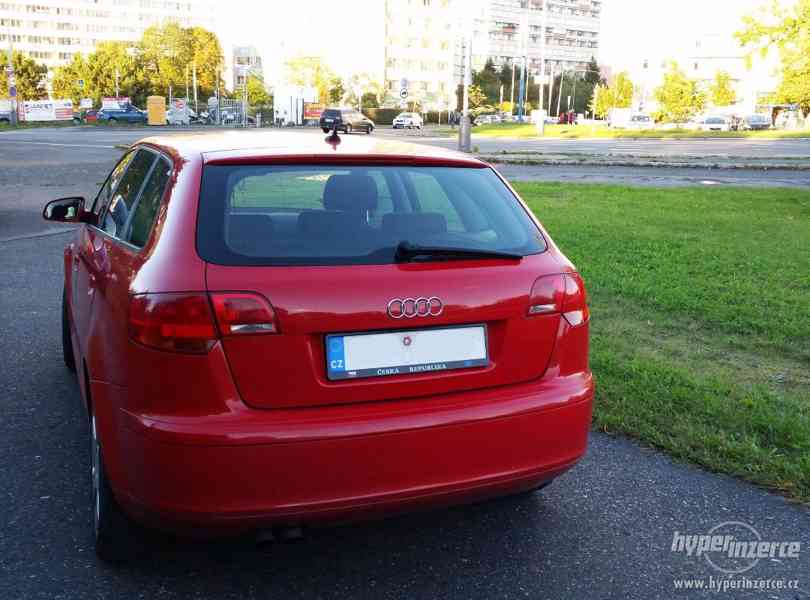 Audi A3, Sportback 1.9TDI červená metalíza - foto 6