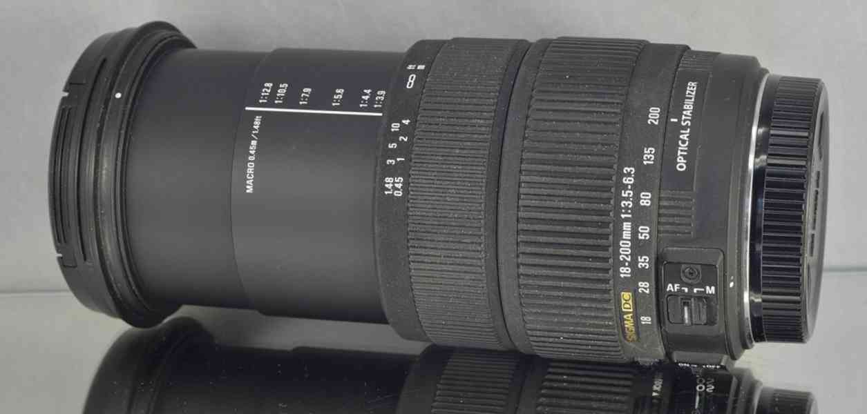 pro Canon - Sigma DC 18-200mm 1:3.5-6.3 OS **APS-C - foto 7