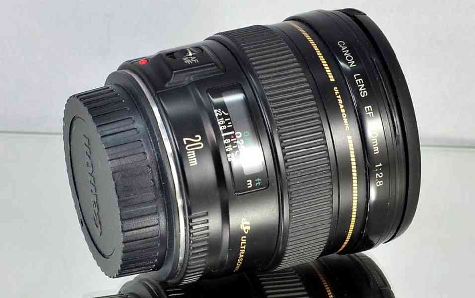 Canon EF 20mm 1:2.8 USM ** širokoúhlý Objektiv - foto 7