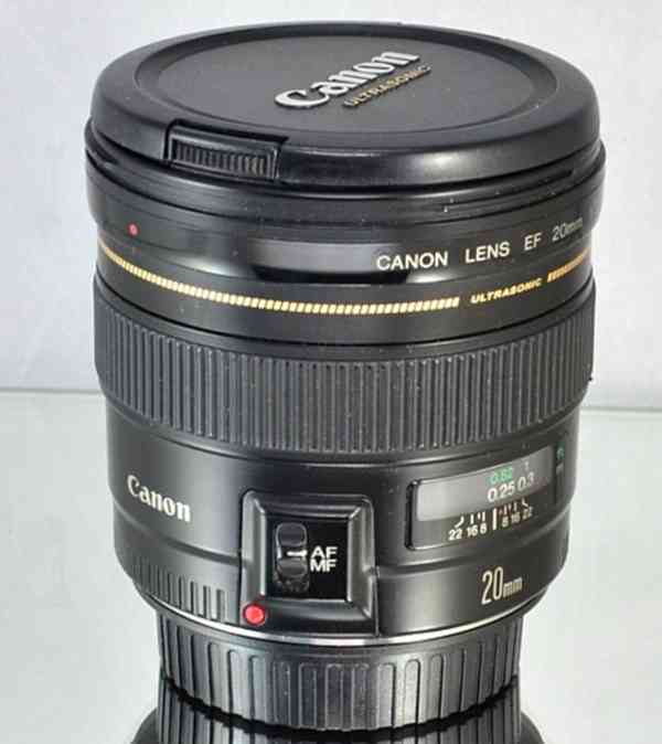 Canon EF 20mm 1:2.8 USM ** širokoúhlý Objektiv - foto 6