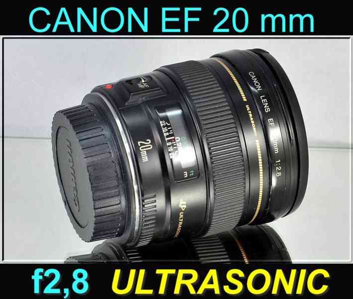 Canon EF 20mm 1:2.8 USM ** širokoúhlý Objektiv - foto 1
