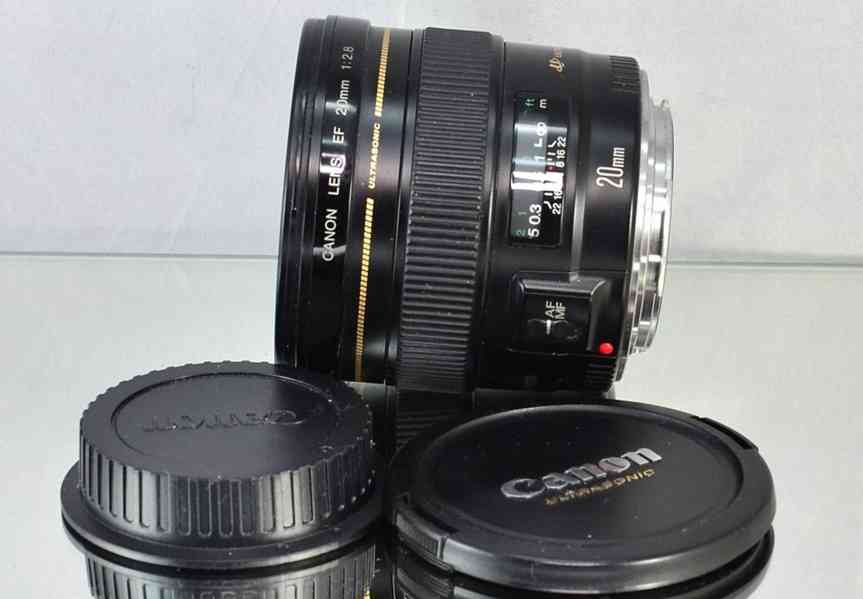 Canon EF 20mm 1:2.8 USM ** širokoúhlý Objektiv - foto 3