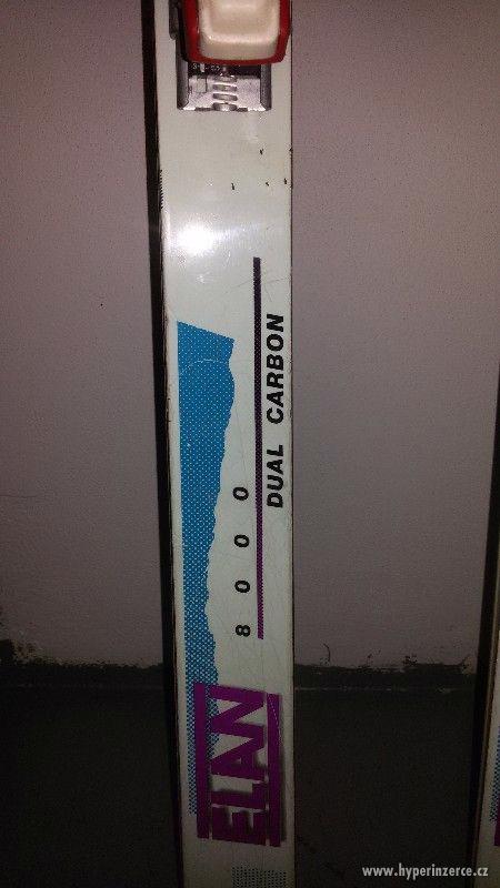 Prodám lyže značky ELAN 8000 DUAL CARBON - 190cm - foto 4