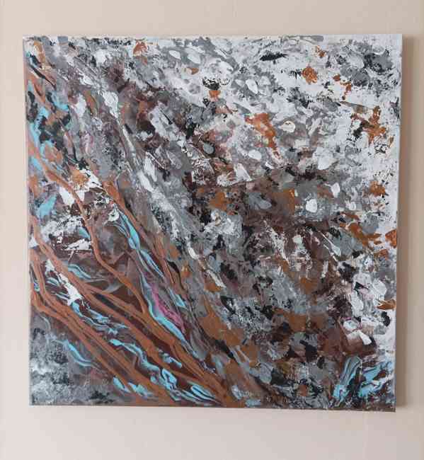 Obraz 50x50, abstrakce 