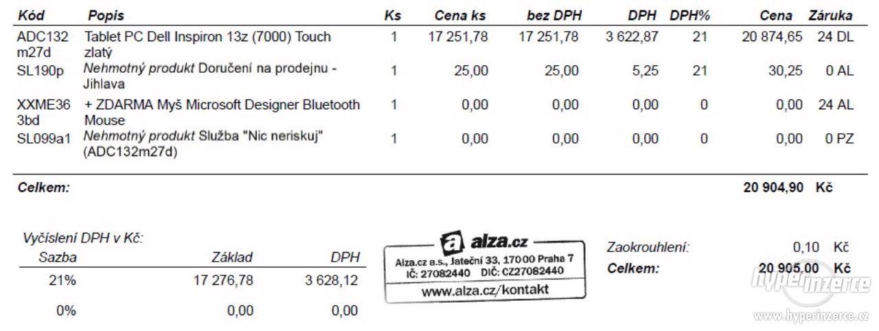 Dell Inspiron 13z (7000) Touch zlatý - foto 3