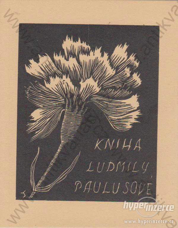 Ex Libris Kniha Ludmily Paulusové Jiří Slavík - foto 1