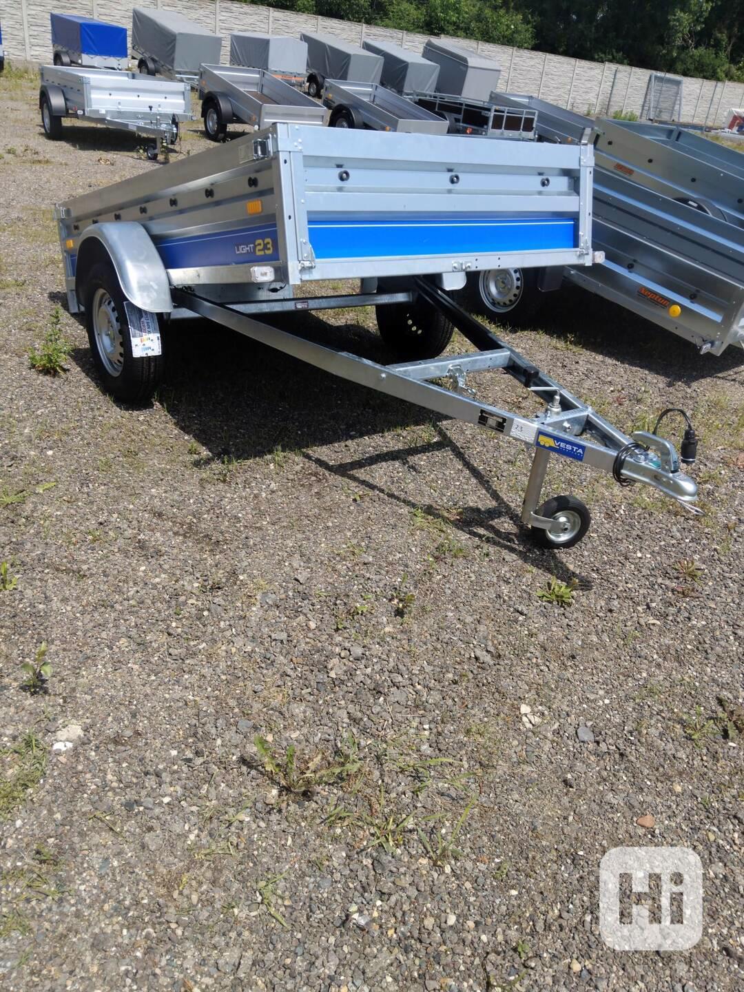 Přívěsný vozík VESTA Light 23 sklopný 750kg - foto 1