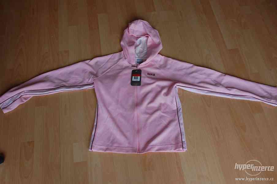 Dámská bunda NIKE Athletic s kapucí - růžová