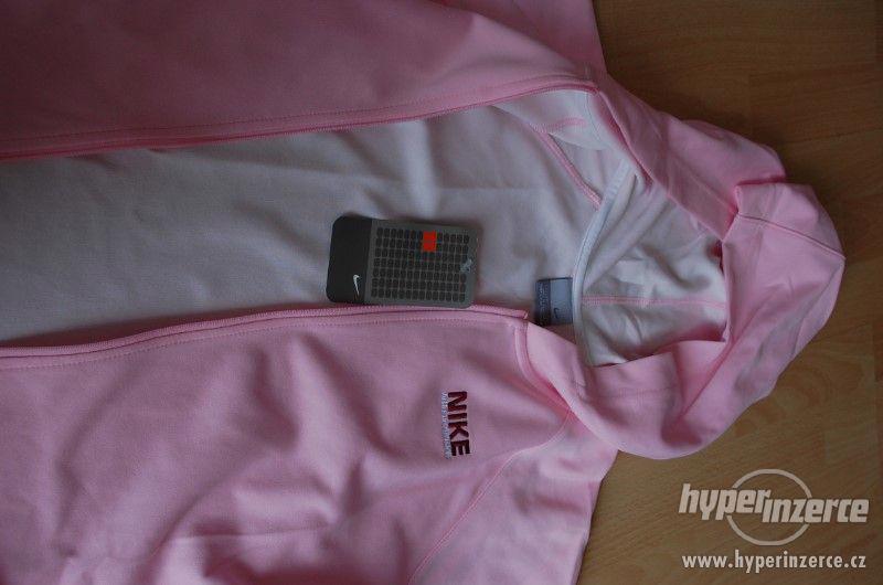 Dámská bunda NIKE Athletic s kapucí - růžová - foto 3