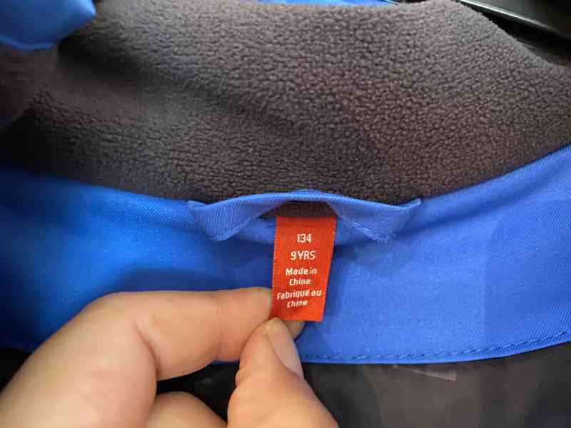 Legowear 134 zimní lyžařská bunda včetně nových rukavic - foto 3