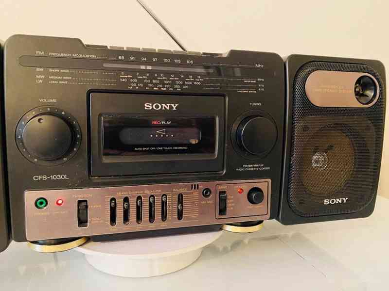 Radiomagnetofon Sony CFS-1030l, 90.léta - foto 10