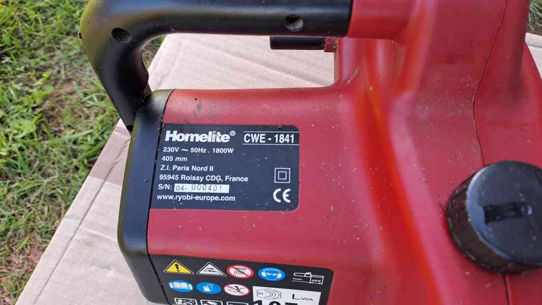 Elektrická řetězová pila Homelite - foto 3