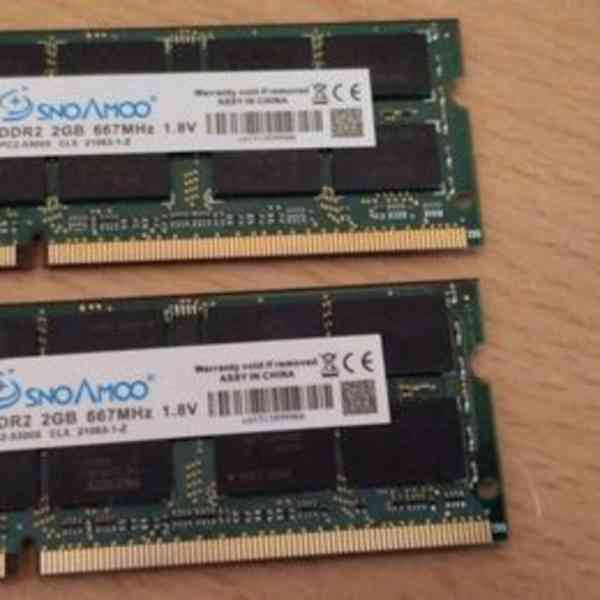 Paměti DDR2 2GB 667MHz 1.8V