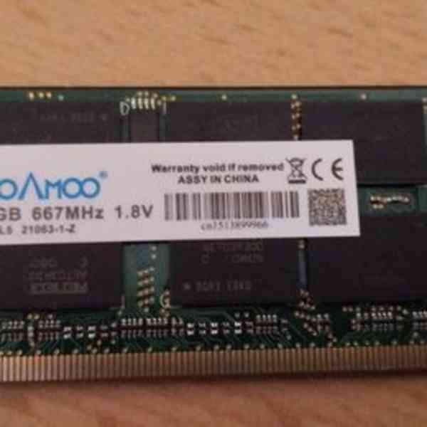 Paměti DDR2 2GB 667MHz 1.8V - foto 2