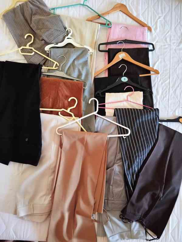 Dámské kalhoty různých barev vel. 42 (některé i 40 nebo 44) - foto 12