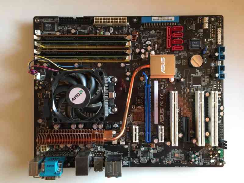 Asus M2N-E+AMD Athlon II X2 2x3Ghz+6GB+Geforce 9500GT+Win 10 - foto 1