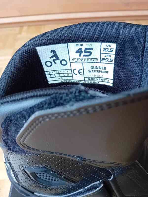 Motocyklové boty Alpinestars Gunner Waterproof - foto 3