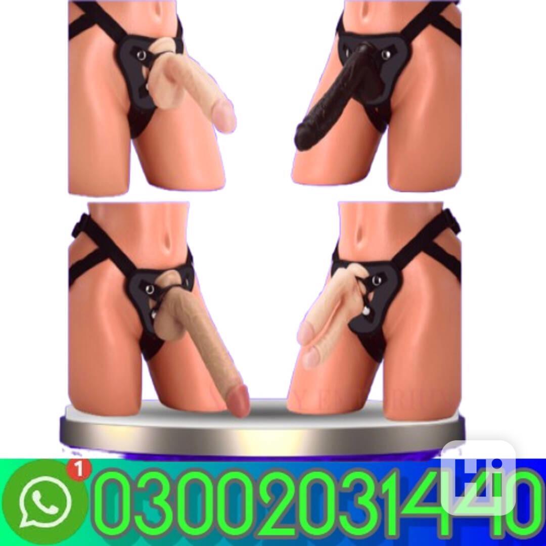 Belt Dildo Set-7 Inches Realistic In Sargodha=~0300~2031440 - foto 1
