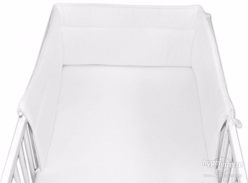 Mantinel do postýlky 30x180 cm - Bílý