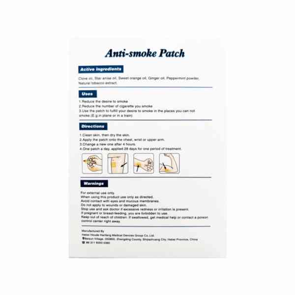 Náplast proti kouření Hodaf 30 ks - zelená - foto 1