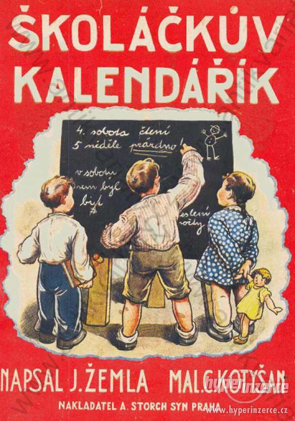 Školáčkův kalendářík J. Žemla 1941 - foto 1