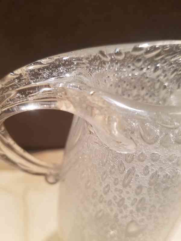 Skleněná váza se dvěma uchy autor Jaroslav Svoboda - foto 2