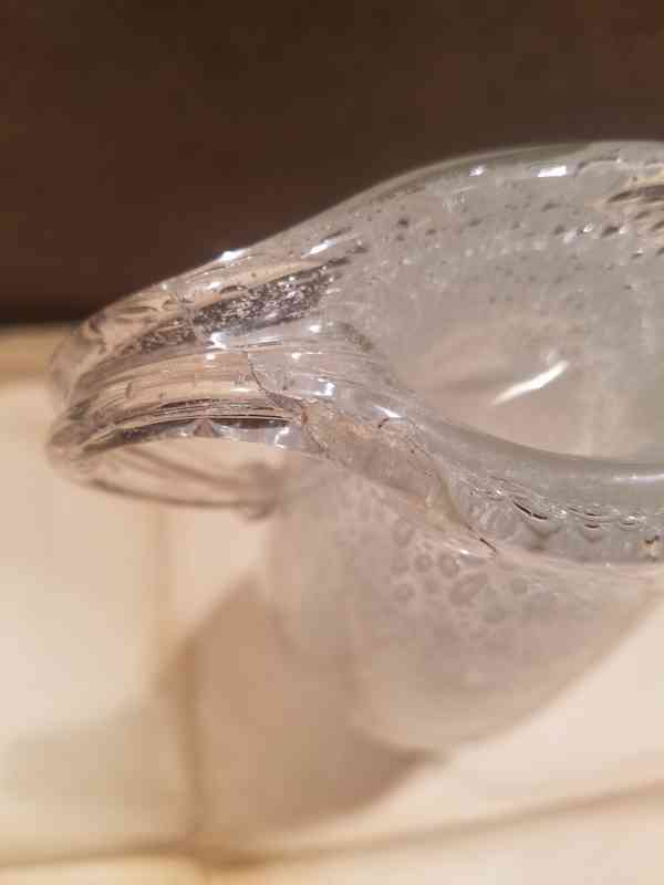 Skleněná váza se dvěma uchy autor Jaroslav Svoboda - foto 3