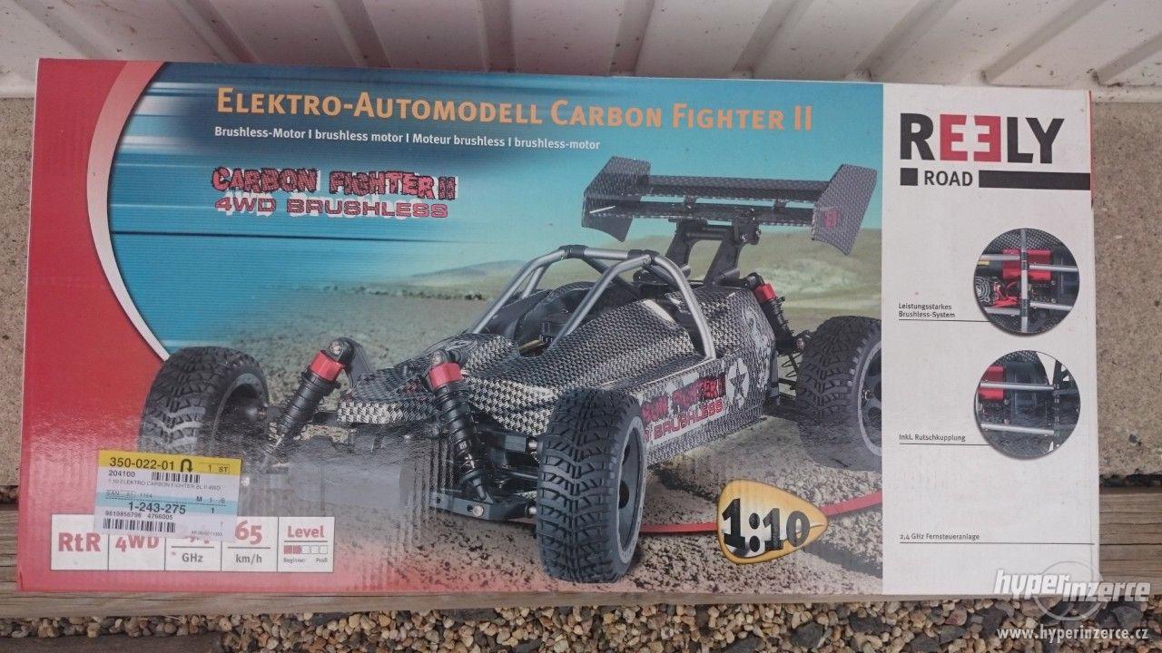 Braccio Sospensione Anteriore Lauterbacher Per Reely Buggy Carbon Fighter 3 4WD - Scala 1:6, Kit