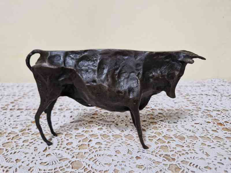 Bronzová Soška Býk Kubismus Picasso - foto 4