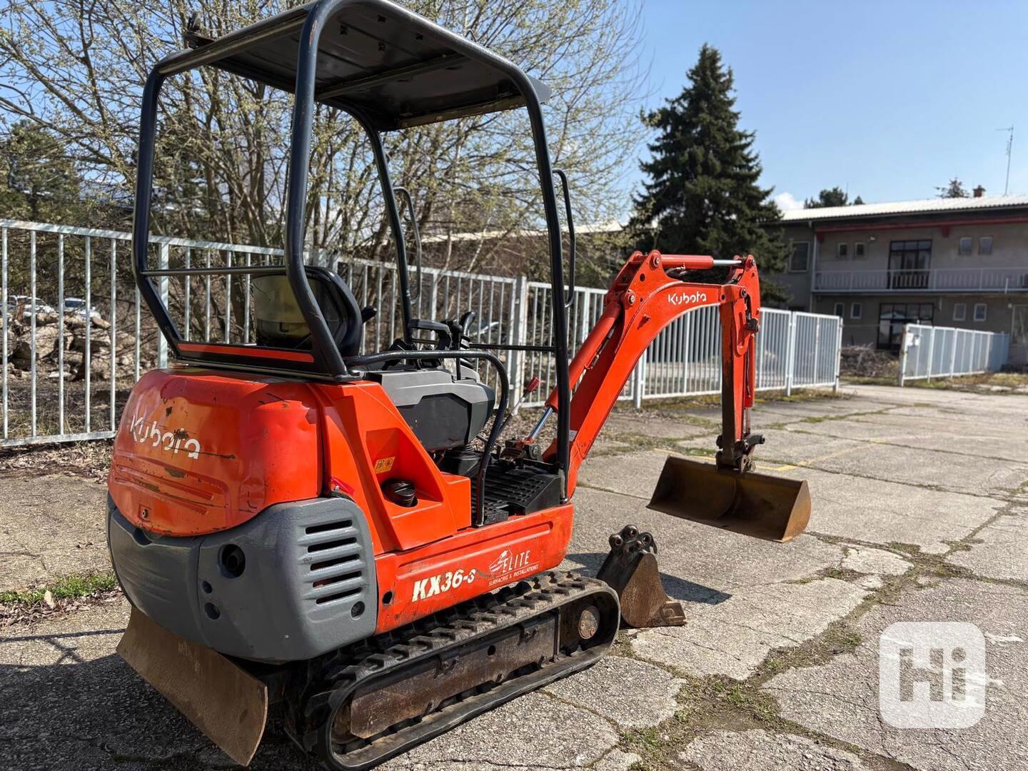 Minibagr Kubota KX36-3 1.5t  - foto 1