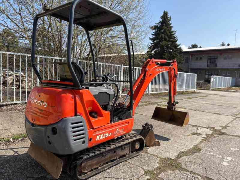 Minibagr Kubota KX36-3 1.5t - foto 1