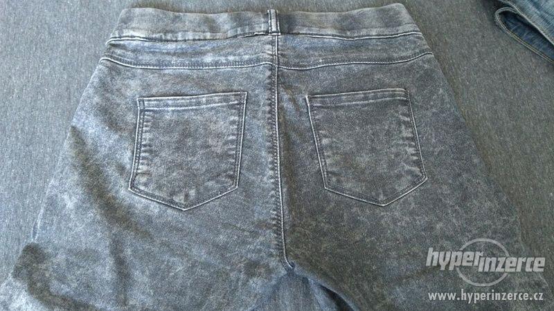 Šedé plísňové jeggins - foto 3