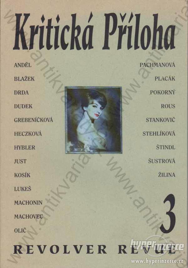 Revolver Revue 3 Kritická Příloha 1995 - foto 1