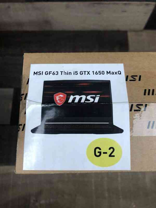 * SEALED MSI GF63 Thin i5 GTX 1650 MaxQ 8GB 256GB   - foto 5