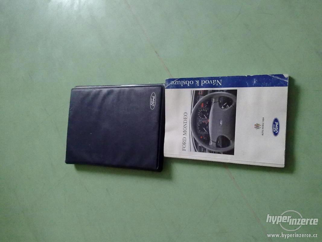 prodam originalni knizku FORD MONDEO v CESTINE! - foto 1