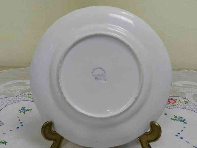 Vzácný ručně malovaný Talíř Albert Weisse Wien  - foto 6