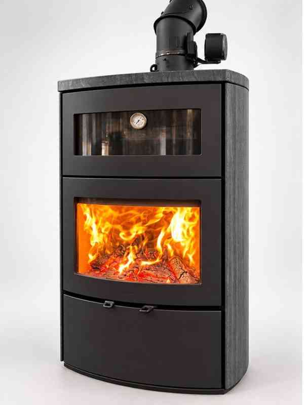 Kamna SCAN LINE 1000 B Blackwood - foto 4