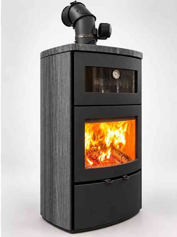 Kamna SCAN LINE 1000 B Blackwood - foto 5