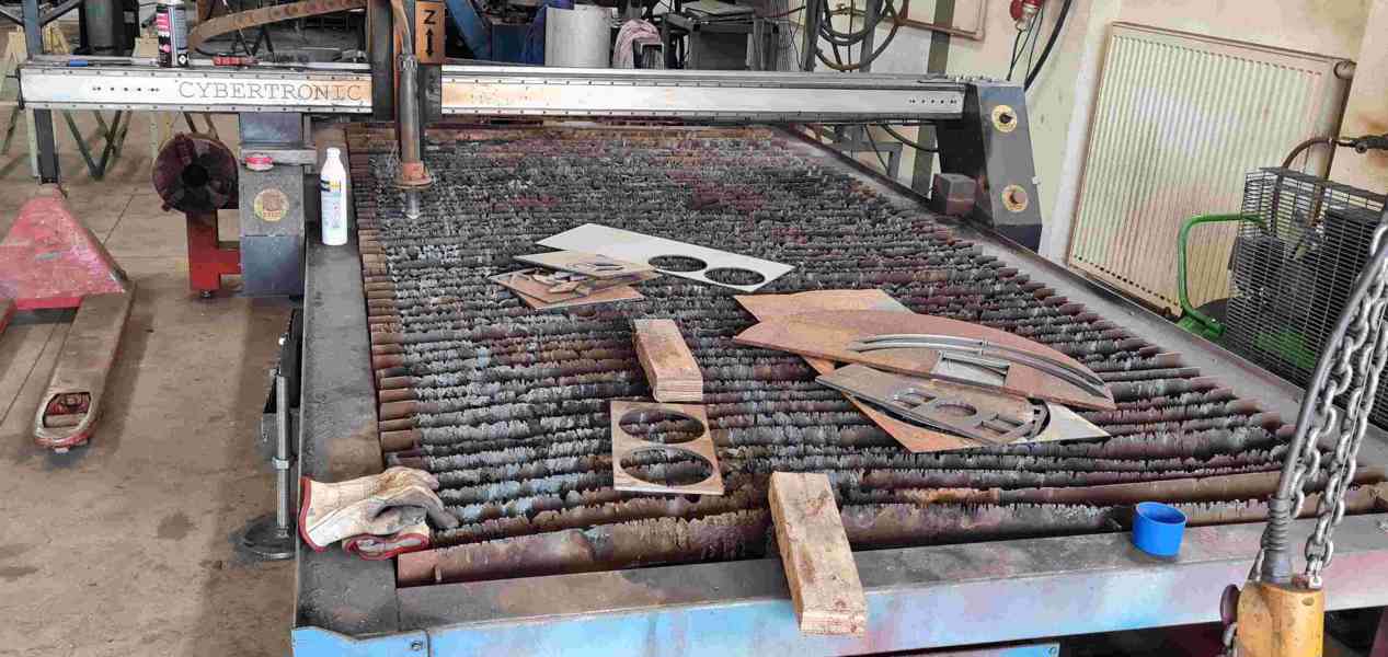 Použitá CNC plazma, včetně trubkořezu, CYBERTRONIC, r. 2019 - foto 7