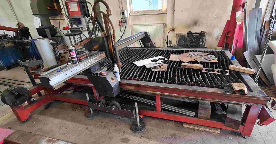 Použitá CNC plazma, včetně trubkořezu, CYBERTRONIC, r. 2019 - foto 4