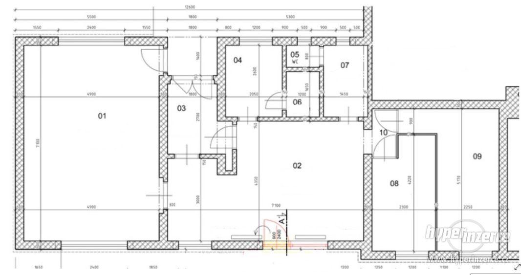 Pronájem bytu (100m2) se zahradou (192m2) Praha 9 Čakovice - foto 8