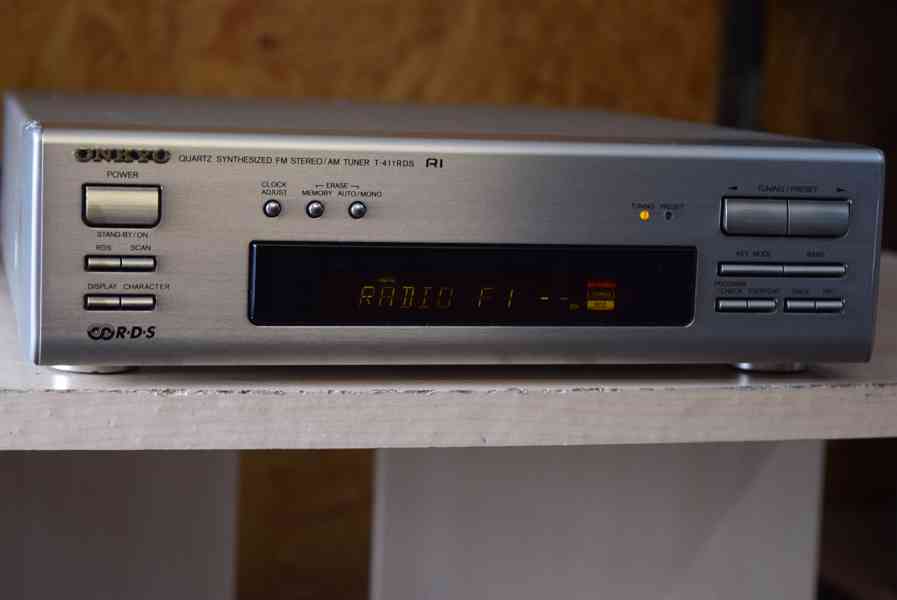 ONKYO T-411RDS LEVNÝ STEREO TUNER S RDS !! - foto 1